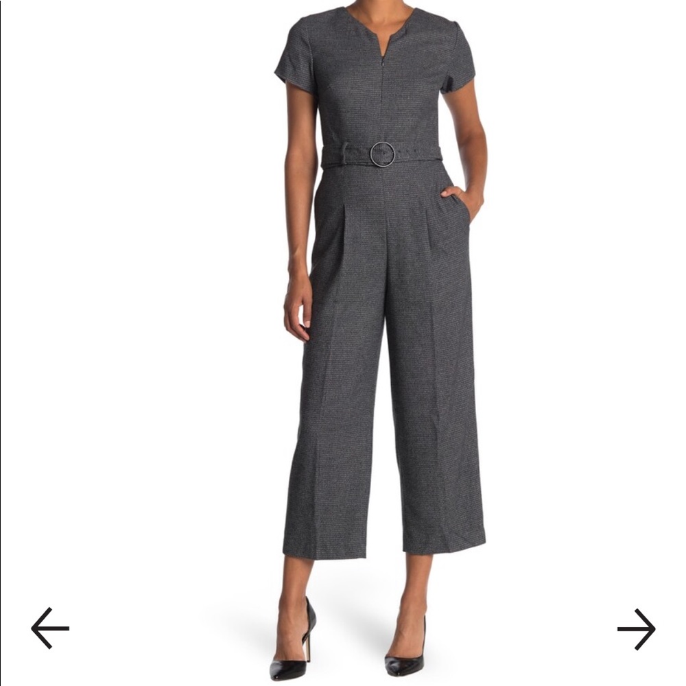 BNWT Club Monaco Hidden Zip Jumpsuit Grey